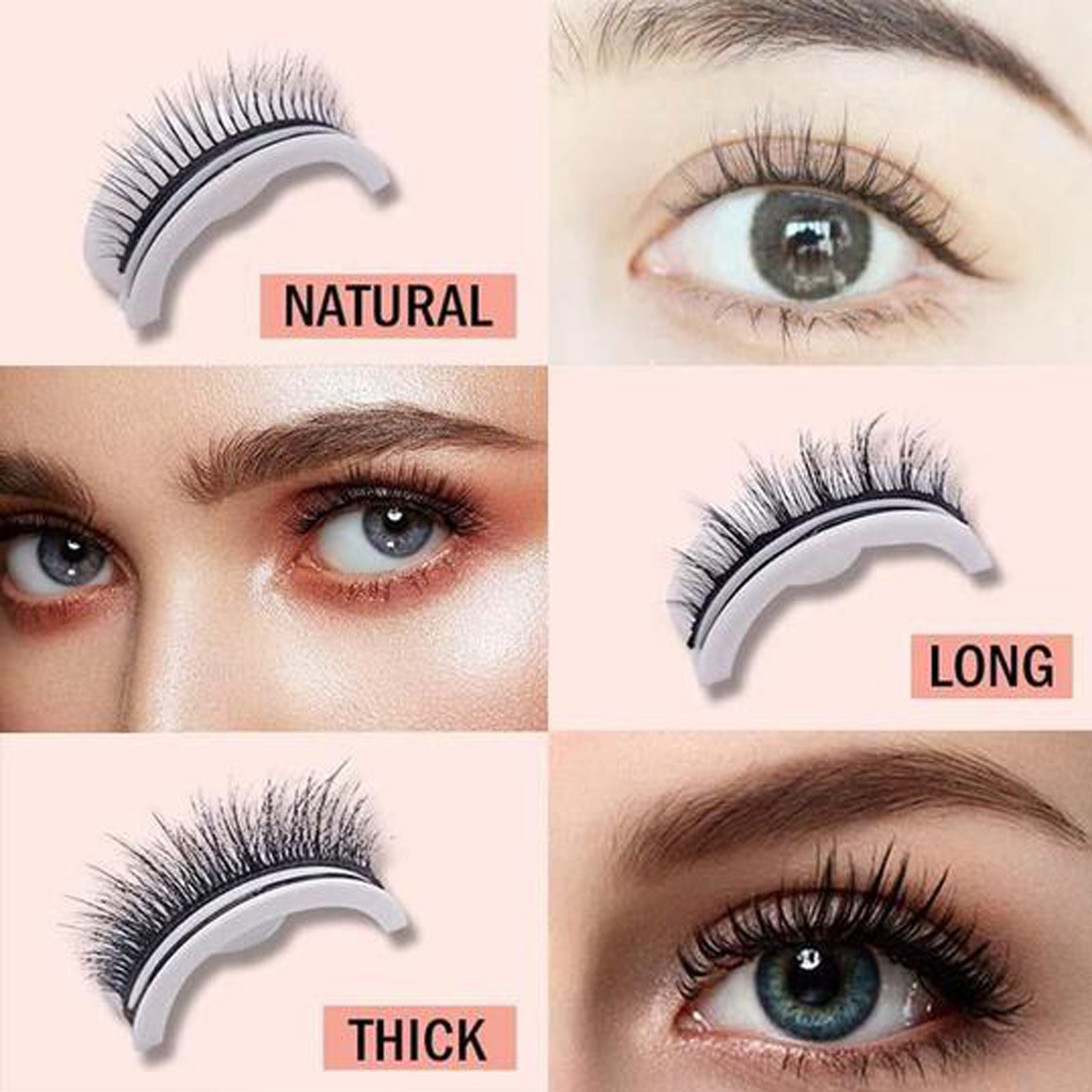Natural Look Reusable Eyelashes