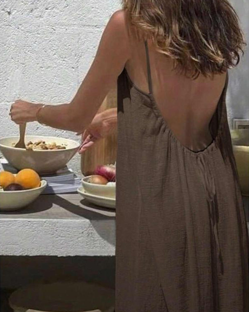 Backless Cami Dress