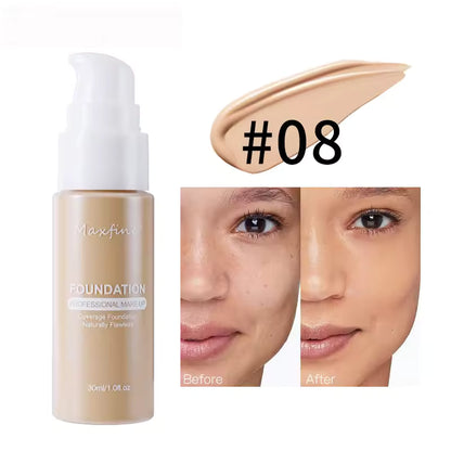 10 Shades Waterproof Liquid Foundation