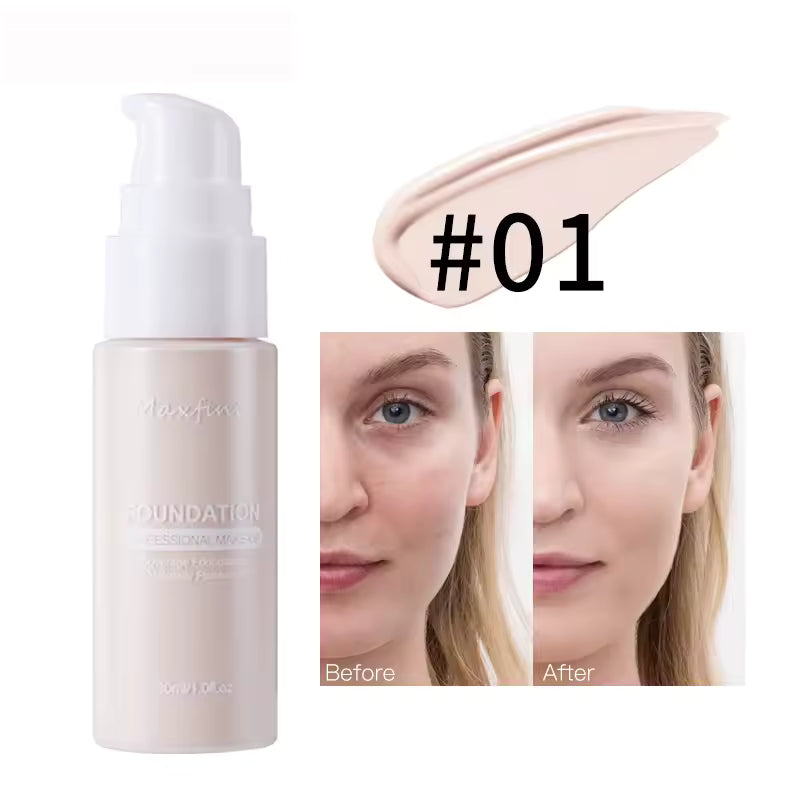 10 Shades Waterproof Liquid Foundation