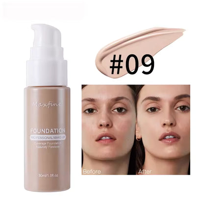 10 Shades Waterproof Liquid Foundation