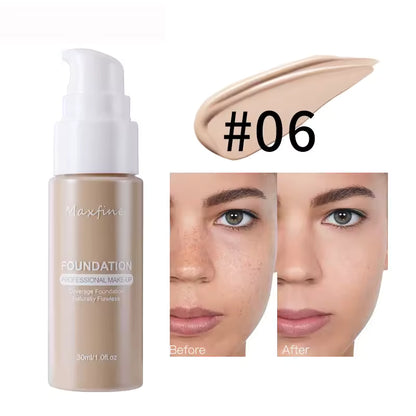 10 Shades Waterproof Liquid Foundation