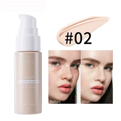 10 Shades Waterproof Liquid Foundation