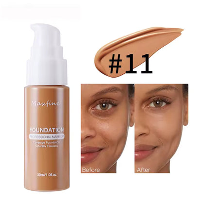 10 Shades Waterproof Liquid Foundation