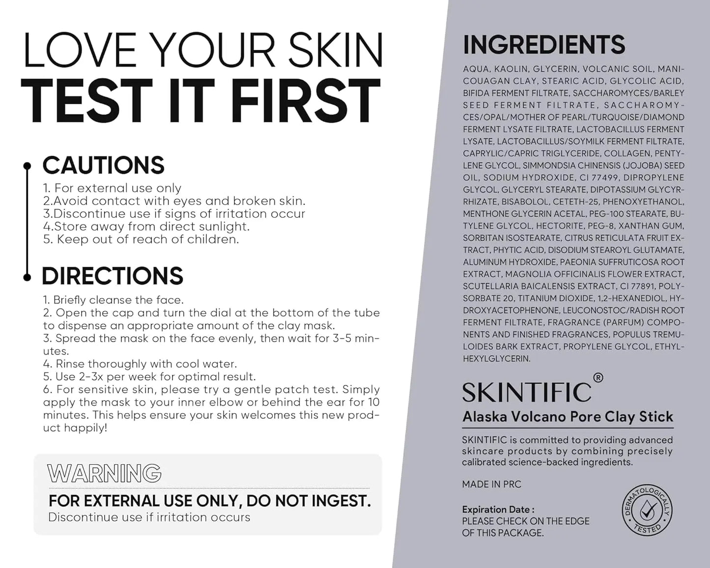 Natural Pore Clean Mask